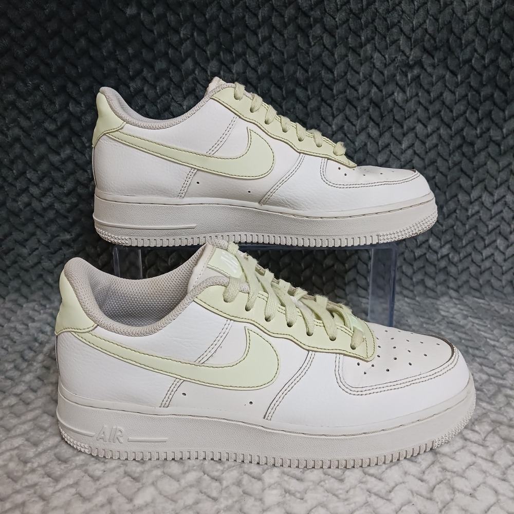 Nike Air Force 1 '07 Summit White Lime Ice Women's Sneakers Shoes Size 8
